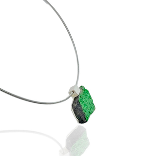 Uwarowit Anhänger 925 Silber und Grüner Granat