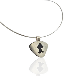 Naturbelassener Uwarowit Anhänger – Grüner Granat in Silber