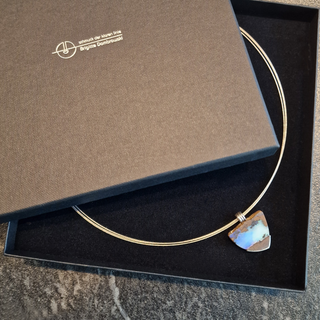 Opal Kettenanhänger aus 925 Silber ein einzigartiges Edelsteinschmuck