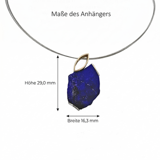 Lapislazuli Anhänger aus 925 Silber, Mediterraner Schmuck